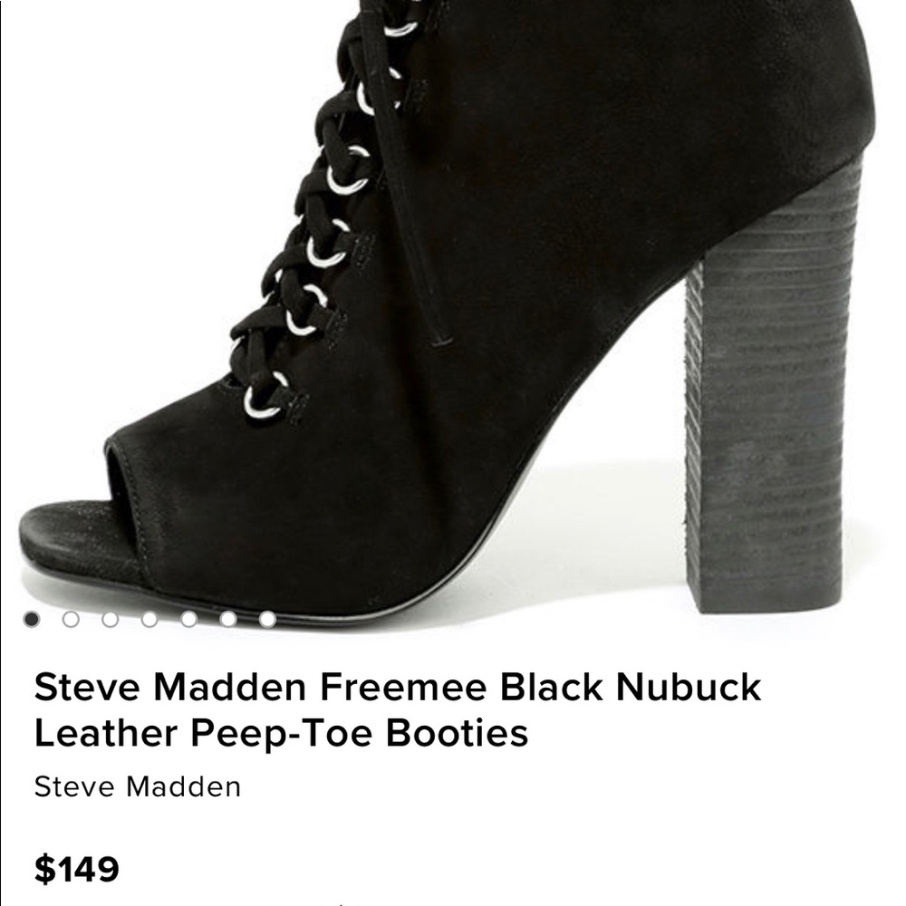 Steve Madden Open toe booties